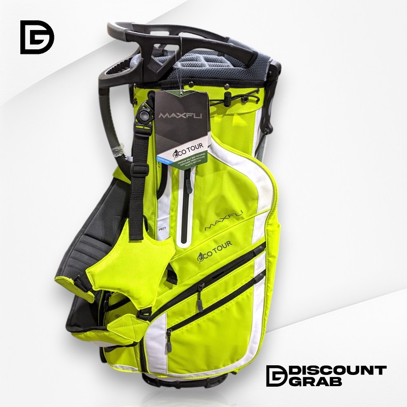 Maxfli Eco Tour 14-Way Stand Bag (Lime)