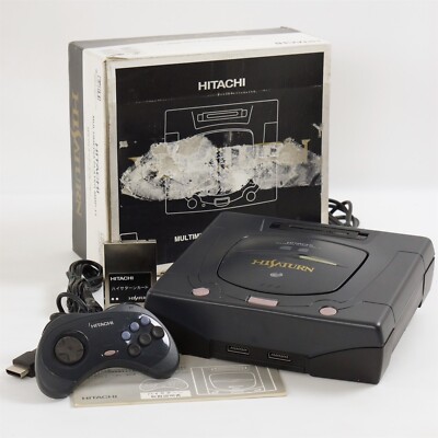 HITACHI HI SATURN Console Boxed MMP-11 Tested System JAPAN B69000949 -NTSC-J-