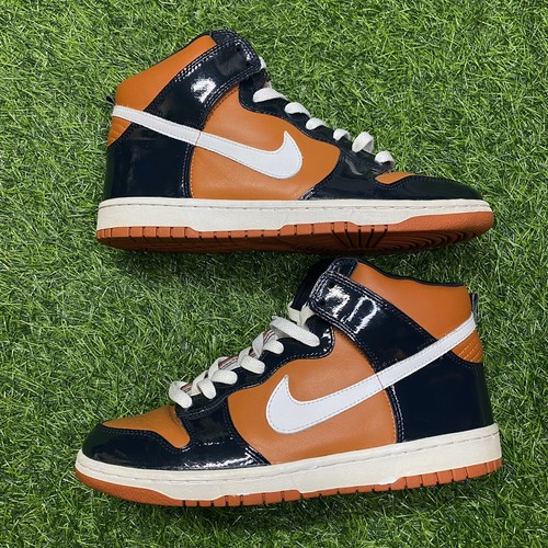 Size 9 - Vintage 2003 Nike Dunk High Orange - 305287-811 RARE