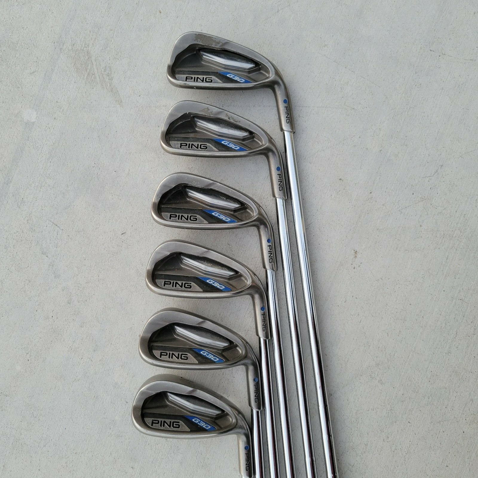 Set 6-9 And U And W  Senior Flex Steel Shafts Lamkin Grip