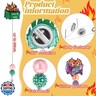 Landical 4 Pack Dumpster Fire Badge Reels Retractable Supplies Bead Funny This is Fine Nurse Badge Holder with Swivel Alligator Clip for Nurse Doctor Teacher Office Gift ID Name Tag