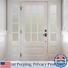 Haton Window Privacy Film Frosted Glass for Bathroom, Static Cling UV Sun Blocking Window Clings, Opaque Decorative Coverings Removable Sticker Heat Control Tint for Home Door, Pure 23.6