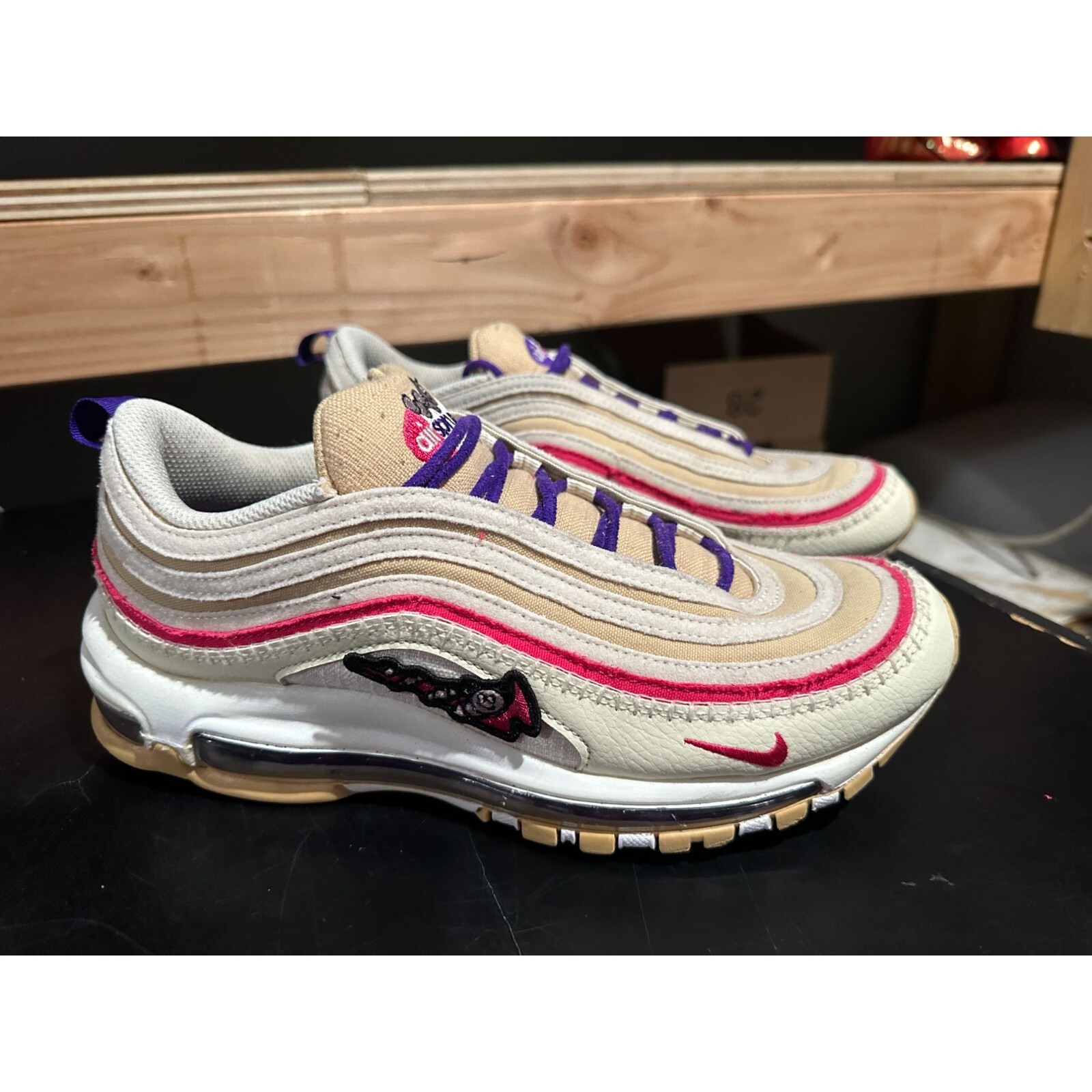 air max 97 yellow pink purple