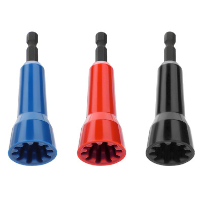 3x Wire Cable Nut Twister Tools Wire Twisting with 1/4'' Chuck Drill Attachment