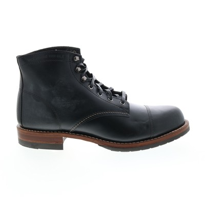 

Wolverine 1000 Mile Cap Toe Boot W990076 Мужские черные повседневные модельные ботинки, Черный, Wolverine 1000 Mile Cap Toe Boot
