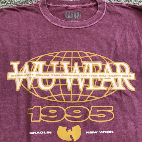 ミュージシャン wu tang clan / t-shirt wu wear official 1994 Vintage 1990's Wu Wear Wu-Tang Clan T-shirt Tee 36