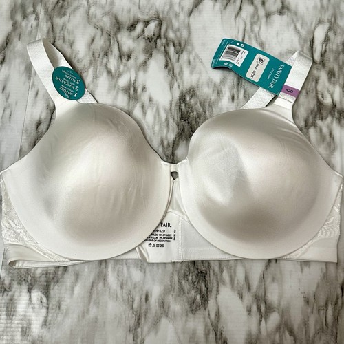 ★LOVE★ Vanity Fair Body Shine White Underwire Bra Style 76364 Size