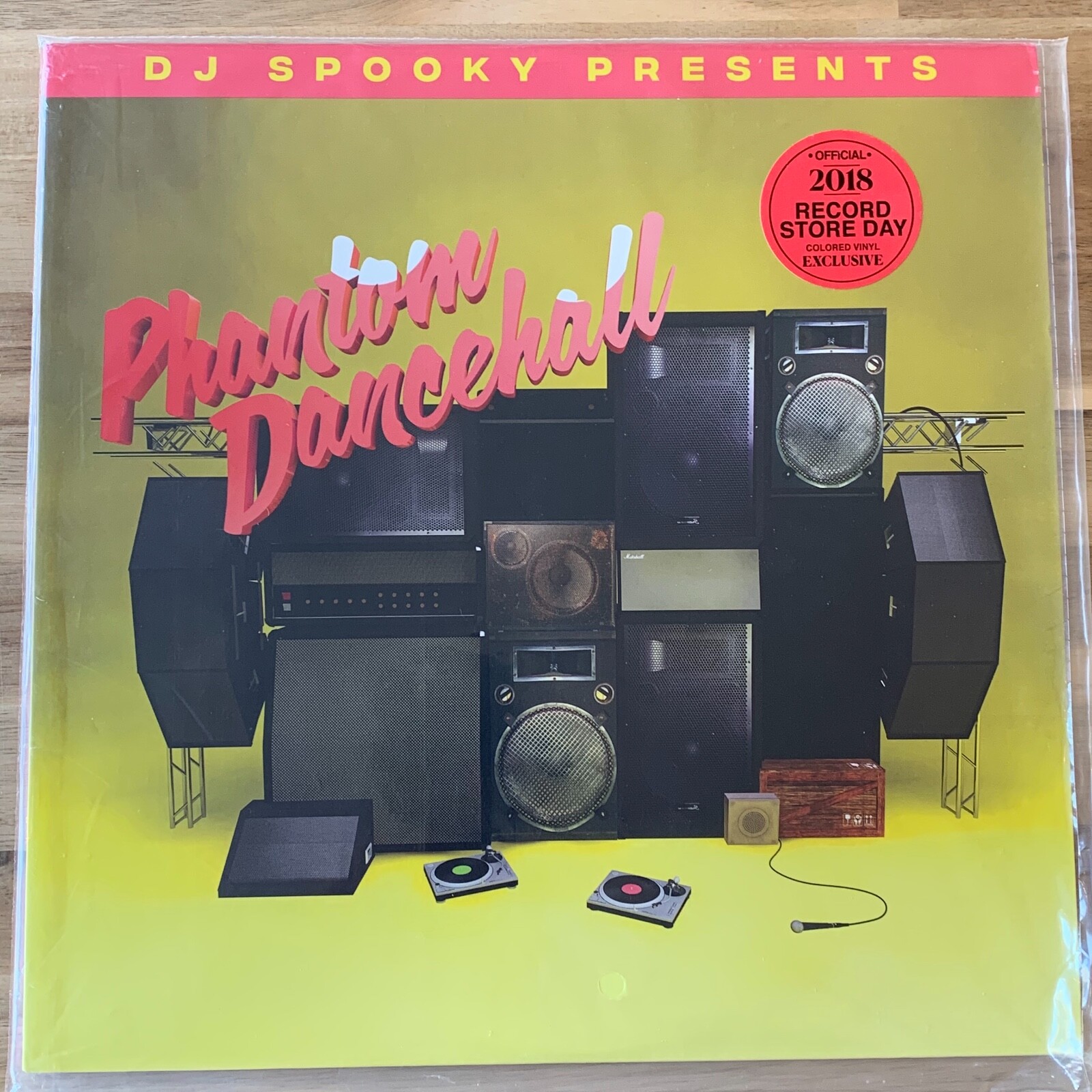 DJ Spooky ‎– Phantom Dancehall - Brand New 2018 Clear RSD