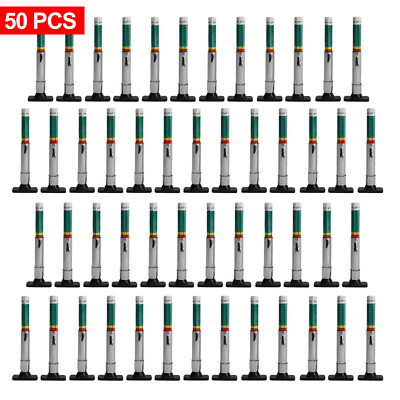 AuInLand 50PCS Tyre Tread Depth Gauge Color Coded Tire Tread Depth Accurate Tool