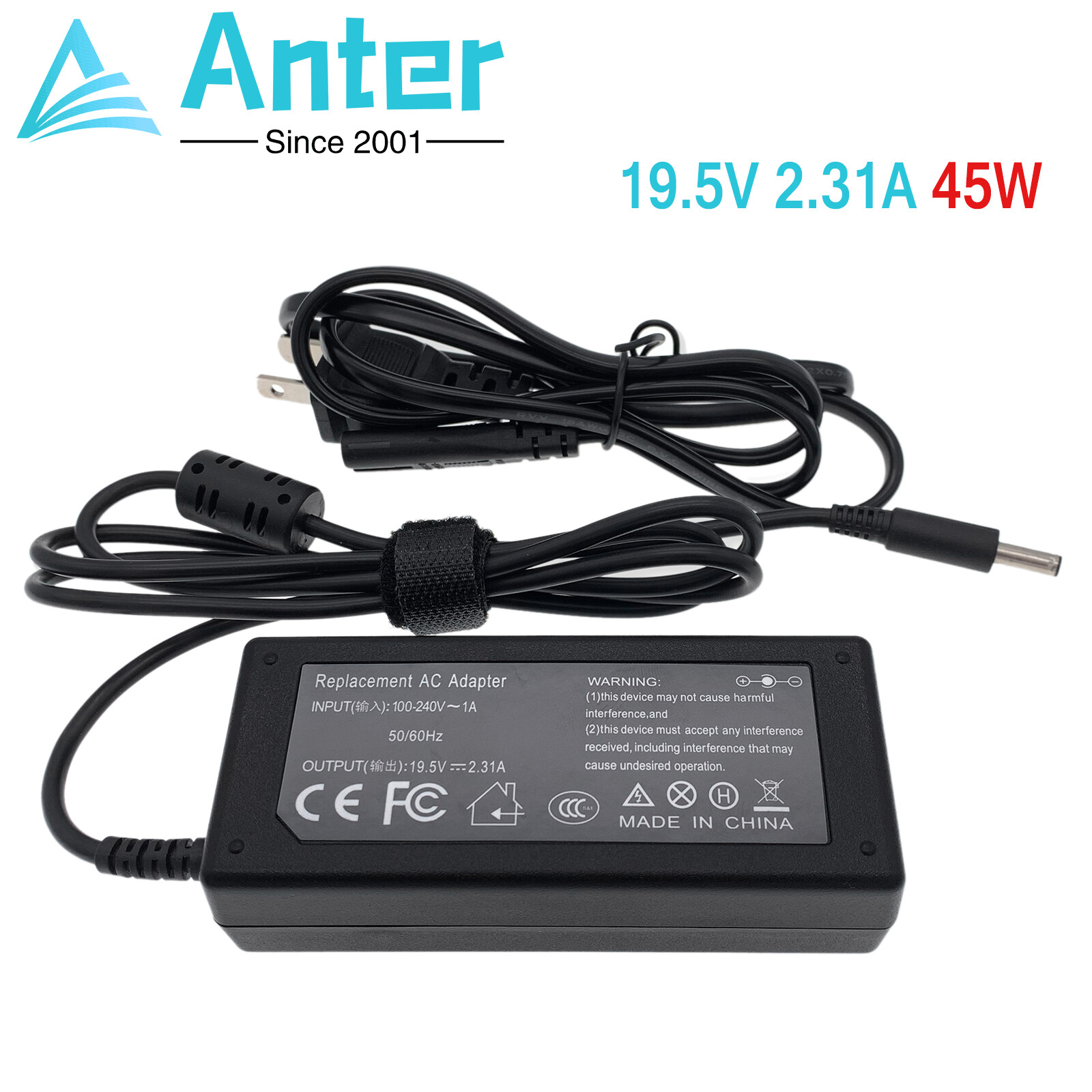 Battery Charger For Dell Inspiron 11 13 14 15 17 Series & Power Cord