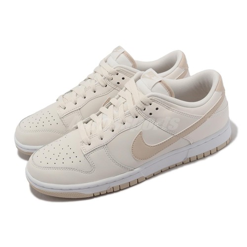 

Мужская повседневная обувь Nike Dunk Low Retro Phantom Sanddrift цвета слоновой кости DV0831-003, Белый, Dunk Low Retro