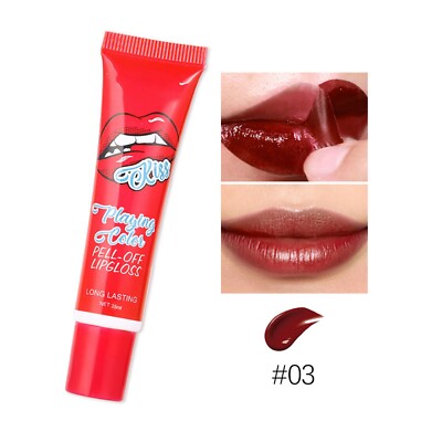 Peel Off Lip Stain Lip Tint Liquid Lipstick Lip Gloss Long Lasting Lip Tint