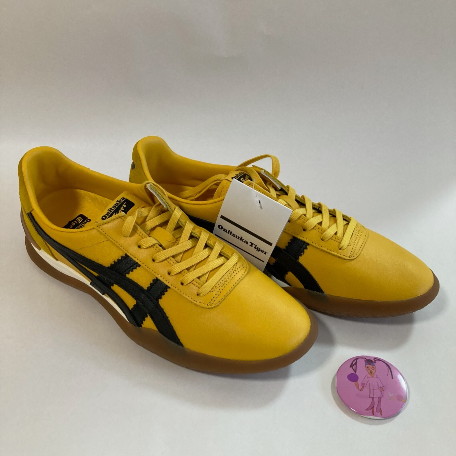 Pre-owned Onitsuka Tiger Ohbori A50 Sneaker Unisex 1183c403.750 Yellow/black 75th Anniv