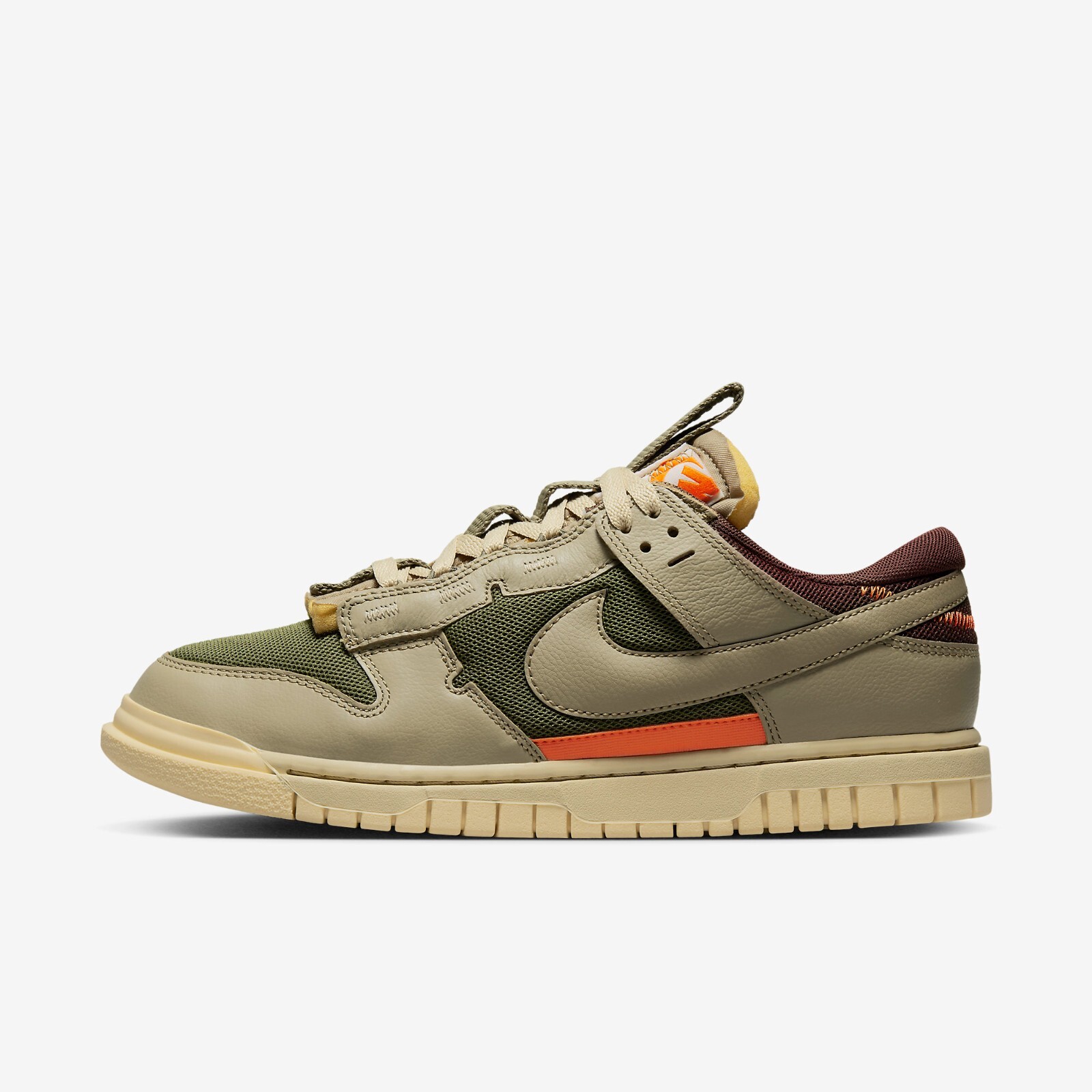 

Кроссовки Nike Air Dunk Jumbo Medium Olive DV0821-200, Medium olive/neutral olive/earth/safety orange, Nike Air Dunk Jumbo Medium Olive