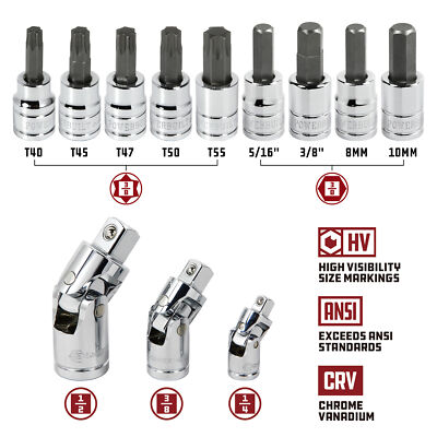 Powerbuilt 200 Piece Master Mechanic's Service Tool Set - 642472