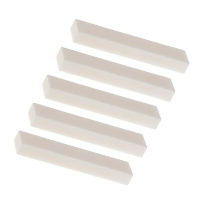5Pcs Guitar Bone Nut Blank 2.04*0.39*0.23' Ukulele Luthier Saddle Bass Builder