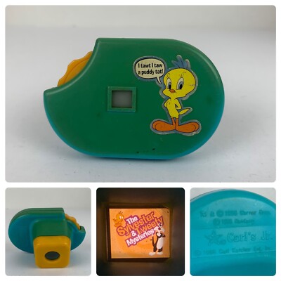Vintage Carl s Jr.￼ Warner Bros Sylvester Cat Tweety Bird View Master Camera 98
