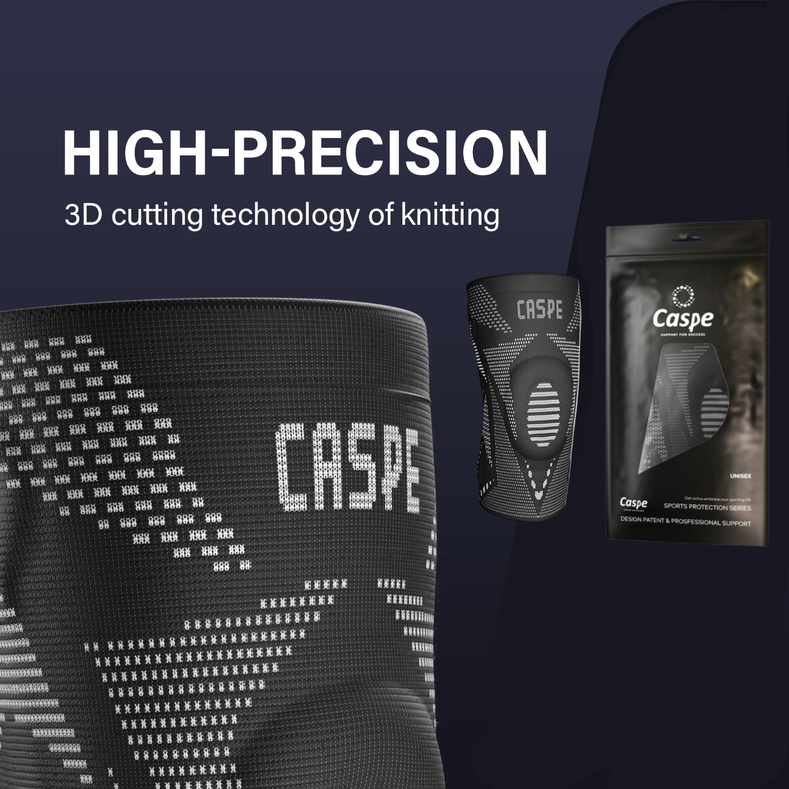 Knee Brace Compression Sleeve Support Joint Pain Arthritis Relief For Sport Gym