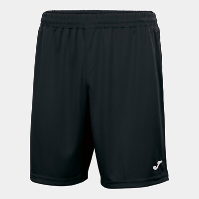 Mens Joma Nobel Shorts Sports Football Gym Training Short Black S-2XL