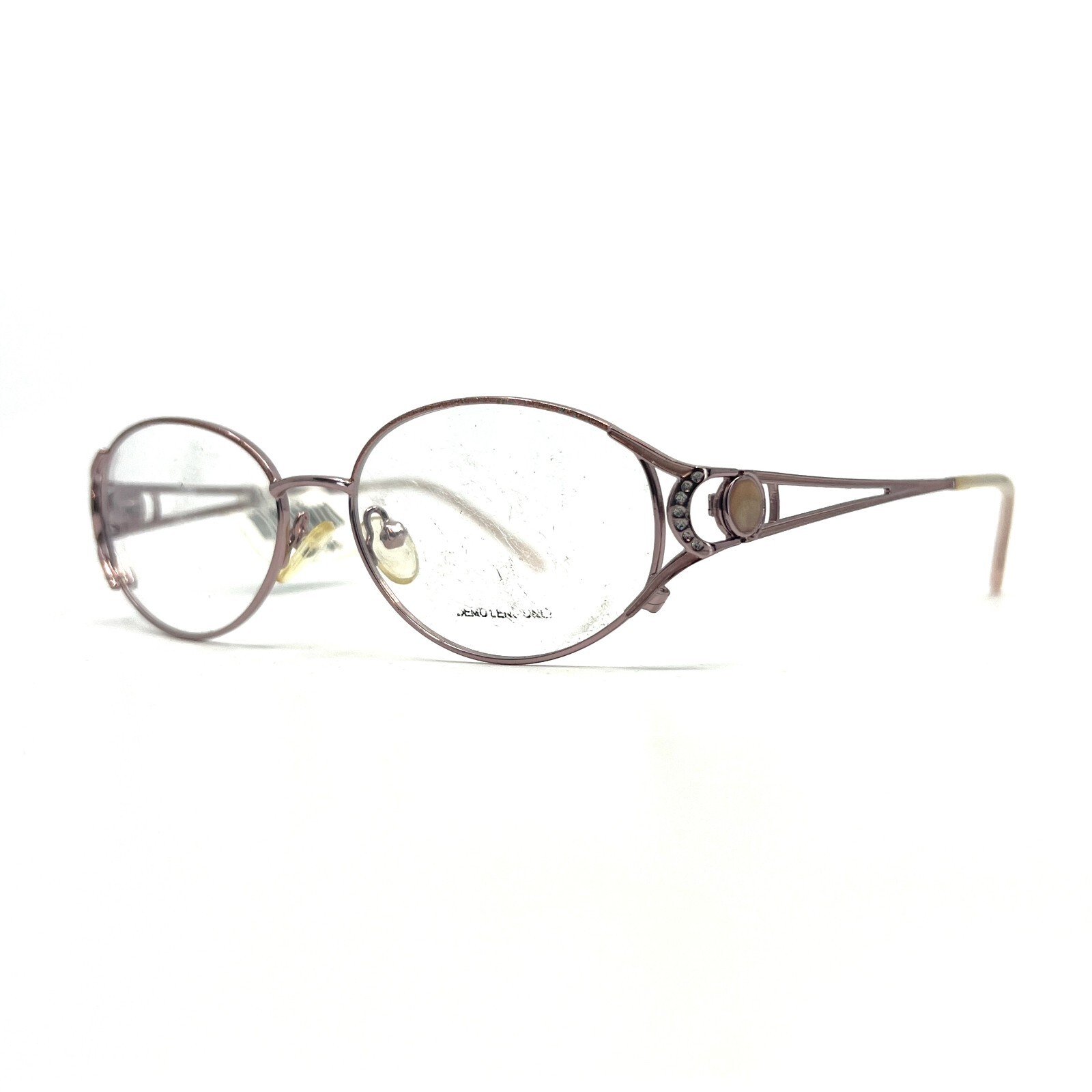 ピエール・ミニョン レガシーエディション SWAROVSKI ❤Ver. Legacy WM2006 PK Pink Womens Oval Full Rim Eyeglasses 52-16