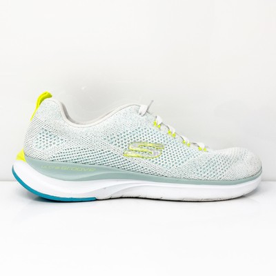 

Skechers Womens Ultra Groove 149019 Белые кроссовки Кроссовки Размер 9, Белый, Ultra Groove