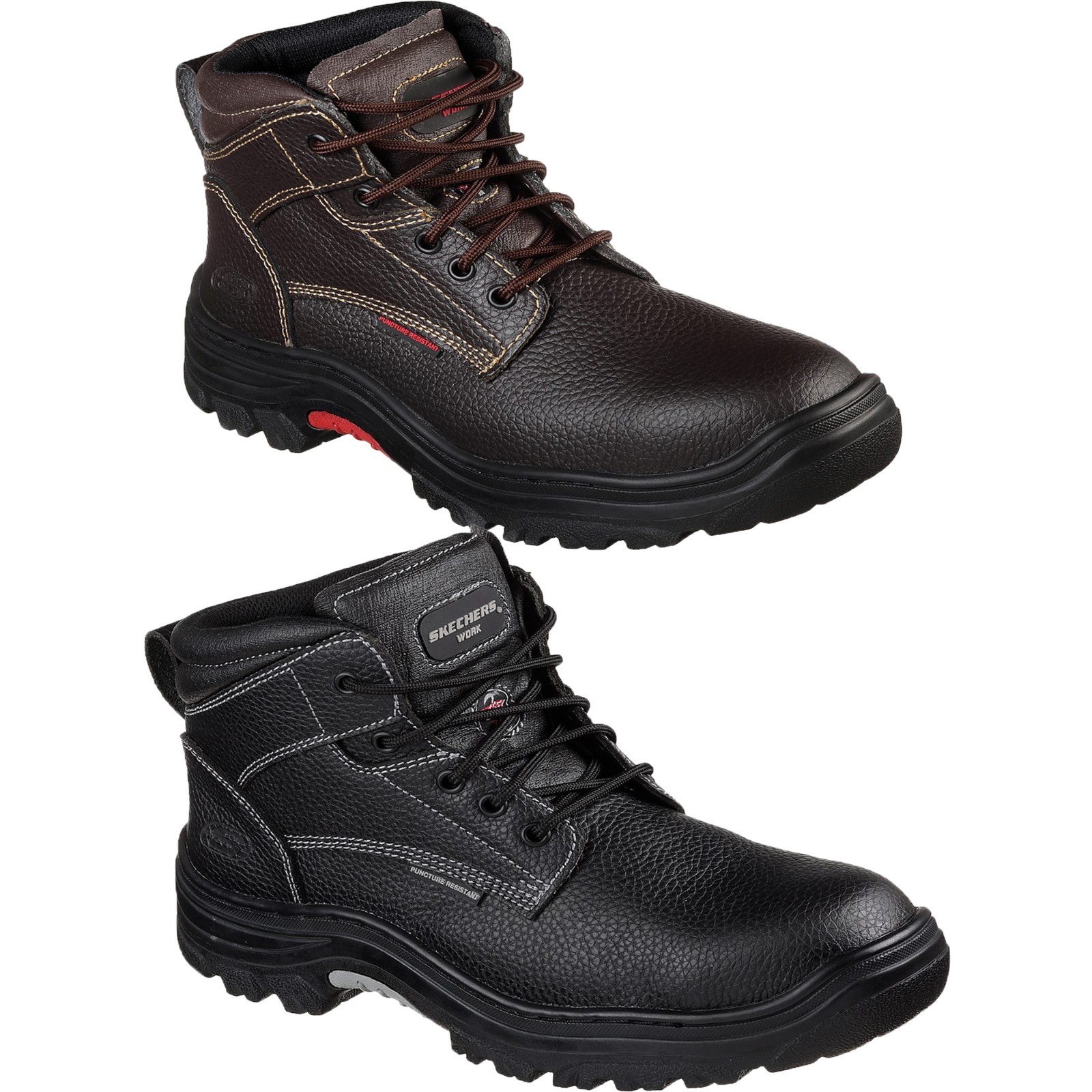 skechers slip resistant work boots