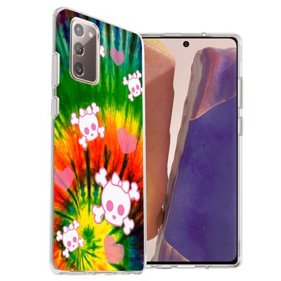 Total Guard Cover Case for Samsung Galaxy Note 20 5G, Tie Dye Skull