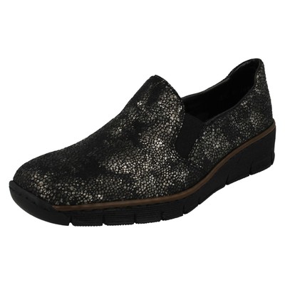 Ladies Rieker 53766 Slip On Casual Shoes