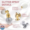 Etercycle Body Glitter Spray, Silver Hair Glitter Extra Fine Face Shimmer Powder, Long-Lasting and Quick-Drying Body Glitter Sparkly Glitter Gifts for Rave Clothes Nail Art Easter Halloween Crafts