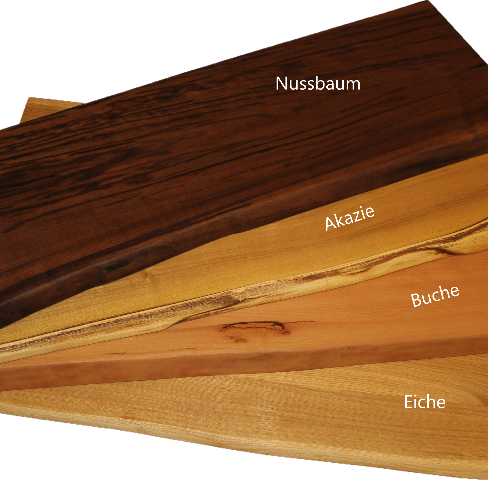 Massivholz Waschtisch Tischplatte mit Baumkante Nach Maß Kostenvoranschlag 2-6cm