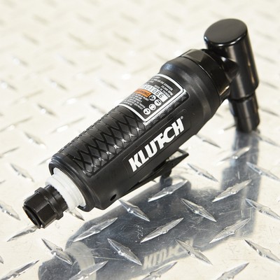 Klutch 1/4in. 90deg Air Mini Die Grinder - 20,000 RPM, Angle Head, 4 CFM