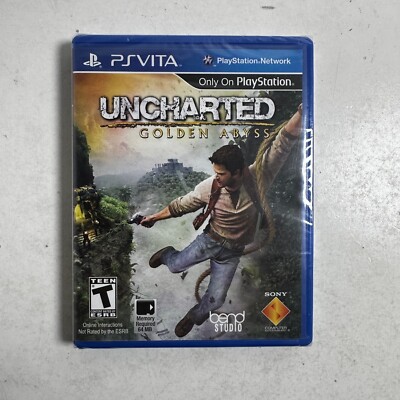 Uncharted Golden Abyss (PlayStation Vita, 2012) Sony Action & Adventure Game