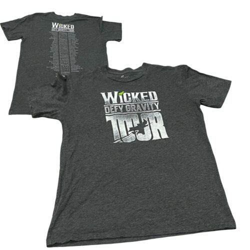 WICKED The Musical BROADWAY SHOW Wicked Block Letter Tour Tee UNISEX T-SHIRT NEW