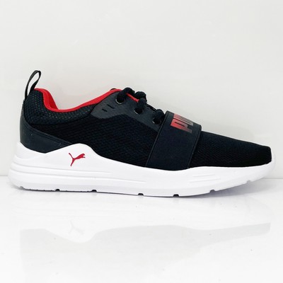 Кроссовки для бега Puma Boys Wired Run 381675-01 Черные кроссовки размер 3C