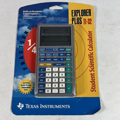 Texas Instruments TI-32 Explorer Plus Student Scientific & Fractions Calculator