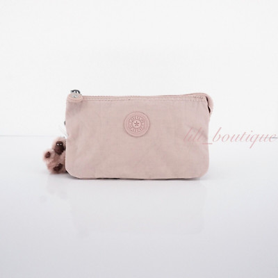 Kipling Creativity L Large Accessory Pouch AC2084 Polyamide Brilliant Pink NWT