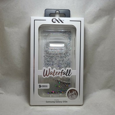 Case Mate Waterfall Case for Samsung Galaxy S10e Iridescent/Silver/Clear