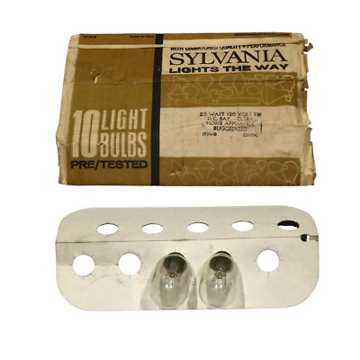 [Lot Of 2] Sylvania Home Appliance Clear Light Bulb T8, 25 Watts