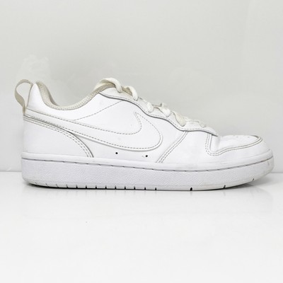 

Nike Boys Court Borough Low 2 BQ5448-100 Белая повседневная обувь Кроссовки Размер 4Y, Белый, Court Borough Low 2