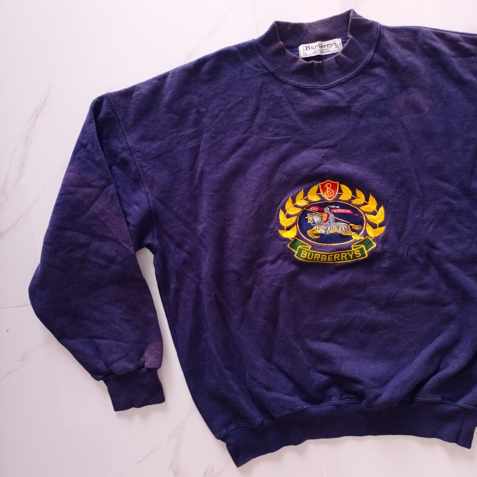 90s 新品 未使用 スコットランド製 BURBERRY マフラ深緑 グリーン BURBERRY マフラー カシミヤ 100% チェック グリーン パープル 小物