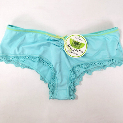 Honeydew Women's Panty Panties NEW Size 6 M Medium Bikini Blue Lace Legs