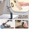 OMOTON 360°Rotating for MagSafe Tripod Mount, Adjustable Aluminum Magnetic Phone Tripod for iPhone 17/16/15/14 Pro Max Air, Foldable Cell Phone Stand Fits Vlog, Gym, Travel Essentials Accessories