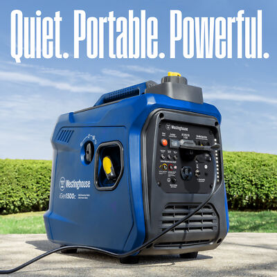 Westinghouse Open Box 1500 Watt Gas Portable Inverter Generator