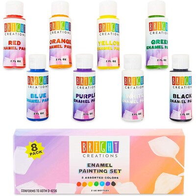 Enamel Paint Kit (8 Pieces)