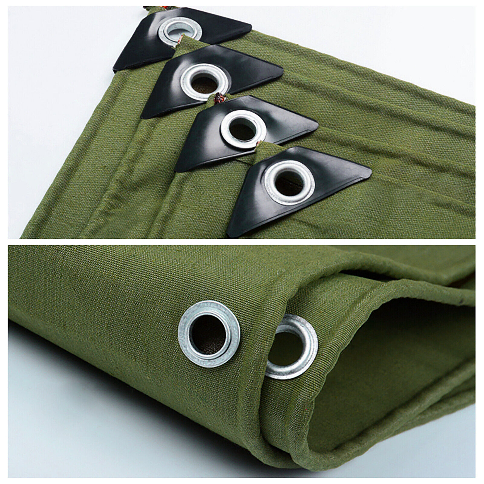 Heavy Duty Waterproof Canvas Tarp 16 Oz Cotton Canvas Tarpaulin Cover Tent
