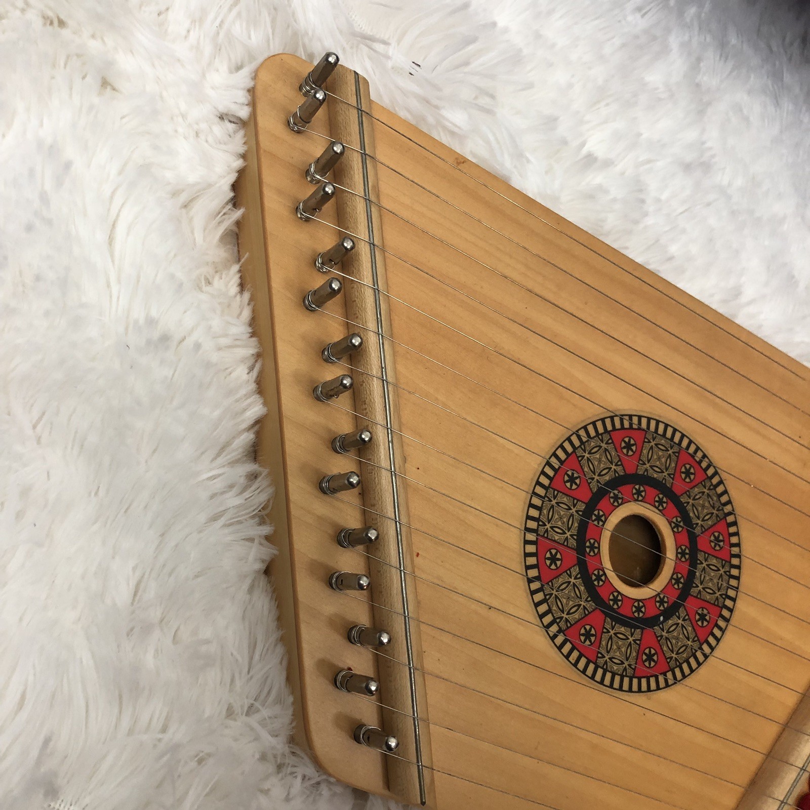 Hearth Song Lap Harp Musical Instrument & Carry Case