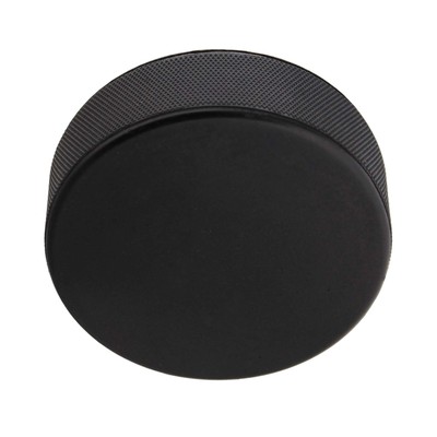 Swing Sports Hockey Pucks Bulk Set - 50pk Rubber 6oz Black Hockey Biscuits