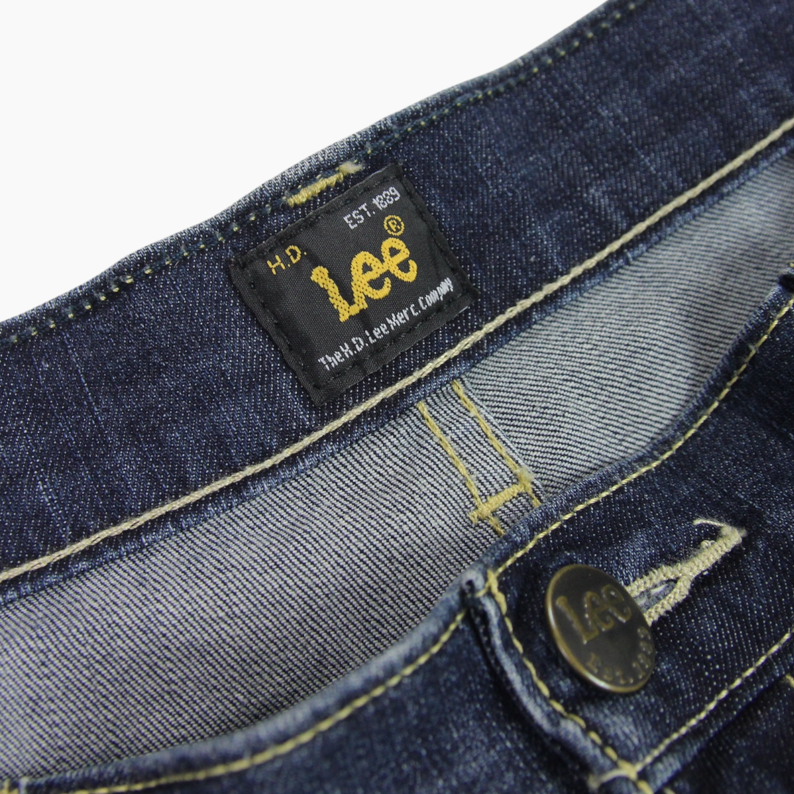 Lee Brooklyn Straight Jeans Mens Washed 