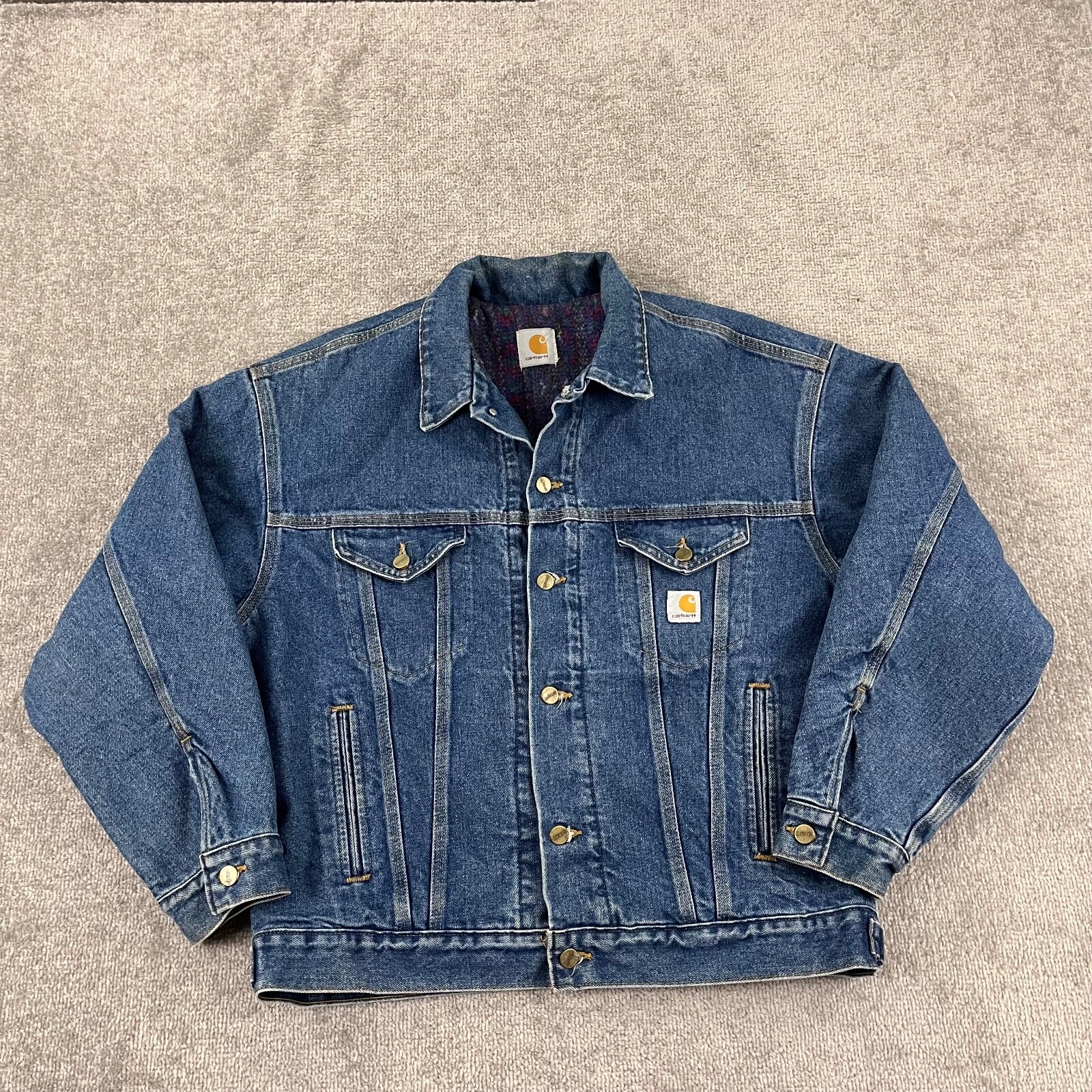 超超スペシャルCarhartt aztec Southwestデニムジャケット 超超スペシャルCarhartt aztec Southwestデニムジャケット