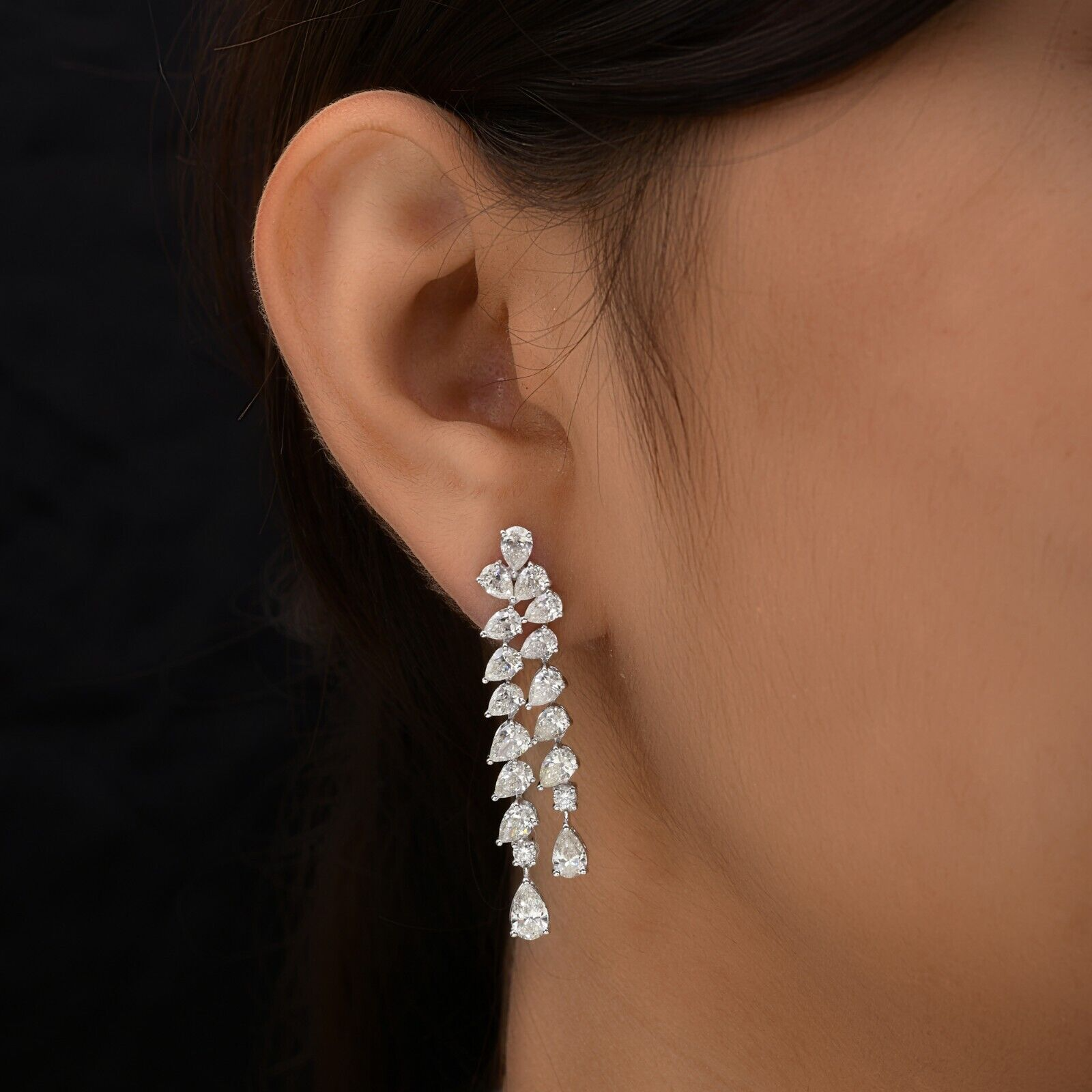 【STONEHENgE】Posy 14K Earrings Grand Birthstone Stud Earrings in 14k Gold